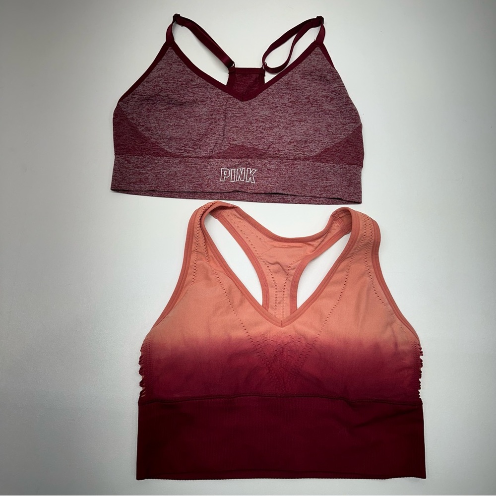 Victorias Secret PINK Sports Bra Bundle Womens Size Large Workout